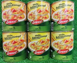 (5,10€/l) 6x Erasco Weiße BOHNEN EINTOPF (3x800g) weisse Bohnensuppe Versand0€ - Bild 1 von 1
