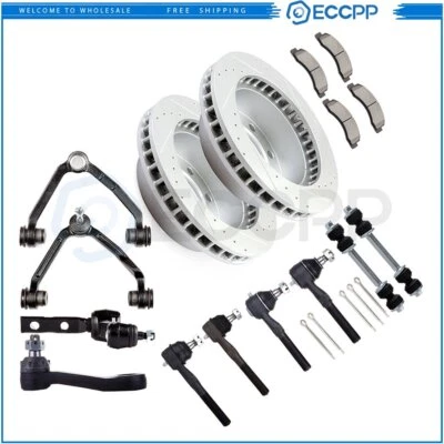 Front Control Arm Suspension Brake Rotor Pad For 2000-2003 Ford F-250 Super Duty - Image 1 of 4