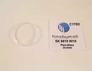 Nuevo Reloj Cristal Para SEIKO 5 6619 9010 SPORTSMATIC Plexi-Vidrio Repuesto C170D - Imagen 1 de 1