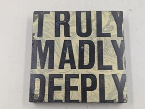 Cedar Mountain Studios Wandrelief "Truly Madly Deeply" - Made in Canada - Bild 1 von 7