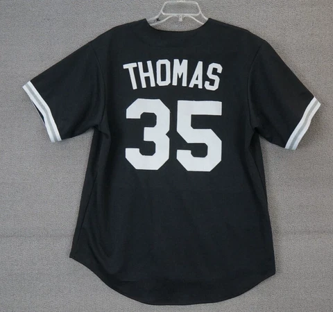Vintage Frank Thomas Chicago White Sox #35 Authentic On-Field Majestic Jersey L Cover