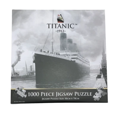 Puzzle Titanic 1912 1000 pezzi linea stella bianca in scatola regalo da colle... - Immagine 1 di 4