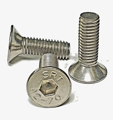 Senkkopfschrauben Edelstahl A2 V2A ISO 10642 Innensechskant M3 M4 M5 M6 M8 M10 - Bild 1 von 2
