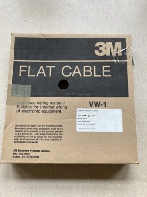 Rolo parcial 70 pés 3M cabo plano 8132/7 condutor 18AWG STR - passo 0,156 - Imagem 1 de 4