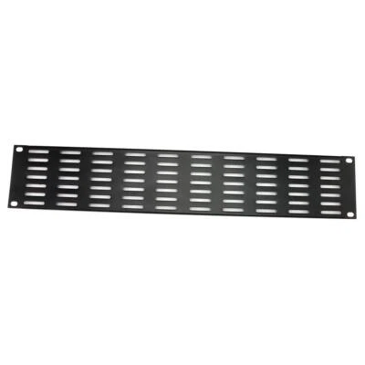 Adam Hall 87222 STL 2U Rackblende 2HE 19 Zoll Rack Blende Lüftungsblende schwarz - Bild 1 von 4