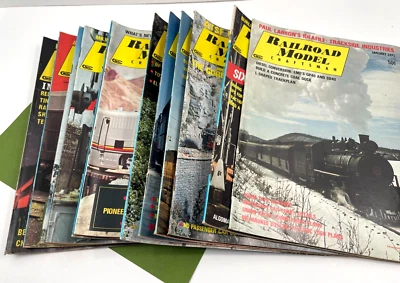 Railroad Model Craftsman Magazine Complete Year 12 Issues 1971 Back Issues - Image 1 of 3