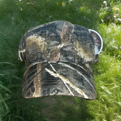 REALTREE MAX-5 Hat Cap Green Brown Adjustable Camo Hunting Mens NEW - Image 1 of 4