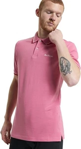 Polo Ben Sherman Signature manga corta rosa oscuro 1012790 - Imagen 1 de 3