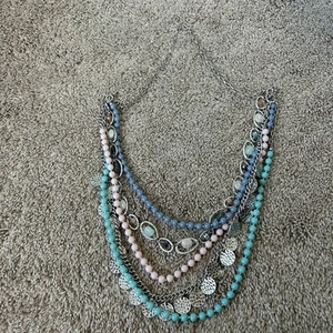 Premier Designs Sugar Rush Waterfall Necklace - 6 Strands, 3 Pieces Combined - Picture 1 of 2