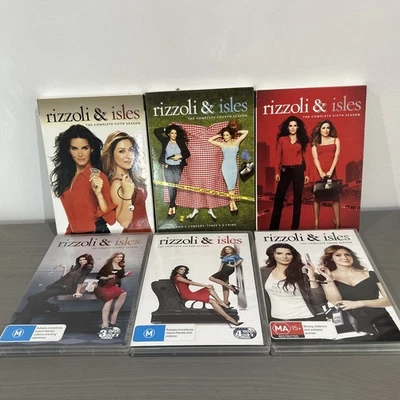 Rizzoli & Isles Seasons 1 2 3 4 5 6 (1-6) DVD Region 4 & 1 Crime Drama - Image 1 of 4