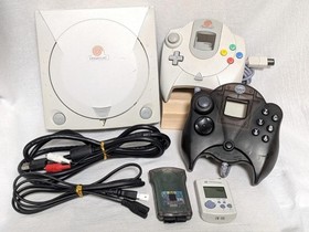 Sega Dreamcast HKT-3000 Console Set MIL-CD Compatible YAMAHA GD-ROM Tested
