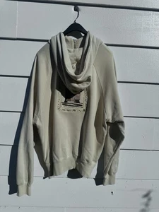 FOG Fear Of God Beige 1/4 Zip Hoodie Sweatshirt Sz L Season Two Released 2017 - Picture 1 of 13