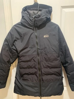 REI Stormhenge 850 Down Jacket Men's Black Size M Pre-Owned Good Condition - Image 1 of 4