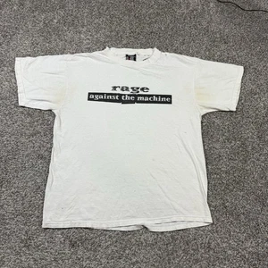 T-shirt vintage Rage Against the Machine fascia anni 90 taglia XL tutto il sistema fa schifo - Foto 1 di 9