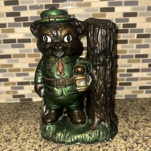 Park Ranger / DNR / National Park Service /Smokey Bear Ceramic Coin Bank - 12” T - Picture 1 of 13