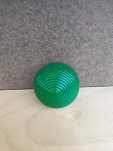 Bola de croquet verde de plástico Sportcraft vintage acanalada 2 3/4" 6 oz - Imagen 1 de 1