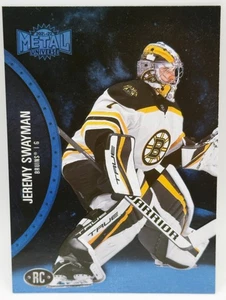 Jeremy Swayman Rookie 2021-22 Skybox Metal Universe Blue Spectrum #170 - Picture 1 of 2
