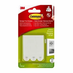 3М Befehlsstreifen Bild Aufhängestreifen beschädigungsfrei Medium BRANDNEU X6 im Pack - Bild 1 von 1