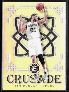 2016-17 Panini Excalibur TIM DUNCAN Silver Prizm Crusade #86 Spurs QTY - Picture 1 of 2