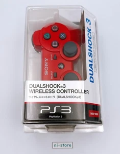 PS3 Playstation 3 DUAL SHOCK 3 Controller Deep Red CECHZC2J in Box - New Sealed - Picture 1 of 7