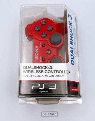 PS3 Playstation 3 DUAL SHOCK 3 Controller Deep Red CECHZC2J in Box - New Sealed - Image 1 of 4