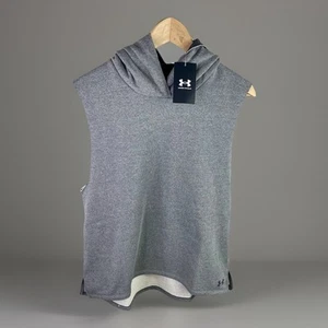 Under Armour UA BTG ärmelloser grauer Hoodie Frottee 1373315 010, Damen L, neu mit Etikett $ 60 - Bild 1 von 10