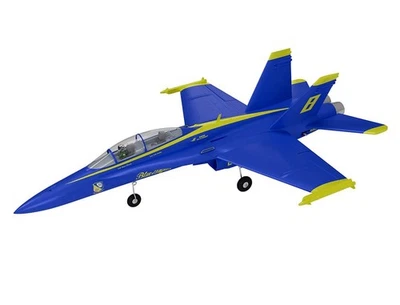 XFly F-18, Twin 40mm EDF Jet. 705mm Wingspan Without Tx,Rx and Battery, Blue. - Image 1 of 4
