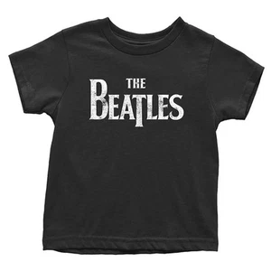 The Beatles Toddler T Shirt Drop T Logo new Official Black 12 months to 5 yrs - Picture 1 of 3