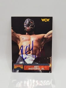 1999 Topps Nitro WCW Rey Misterio Jr. On Card Auto SP - Picture 1 of 2
