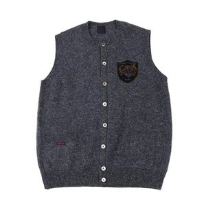 Papas Emblem Patch Knit Vest Size M(K-146888) - Picture 1 of 12