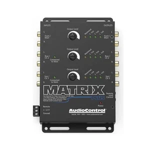Control de audio controlador de línea de ganancia AudioControl Matrix Plus 6 canales 13 voltios 24 dB - Imagen 1 de 3