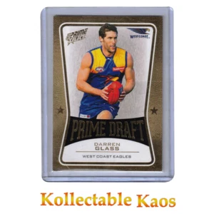 2013 Select AFL – Prime Draft: Darren Glass – West Coast Eagles – 061/145 PD46 - Picture 1 of 1