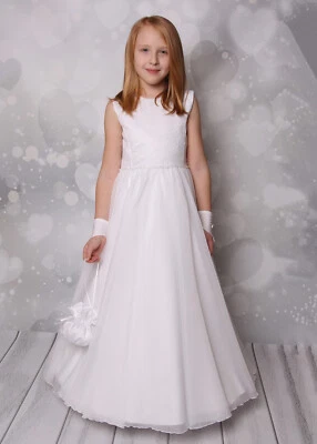 Felicia ♥ Kommunionkleid in weiß - Bild 1 von 4