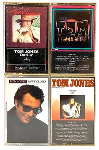 TOM JONES Collection Lot Of 4 Cassette Tapes 1969 - 1981 Very Good Condition - Picture 1 of 3
