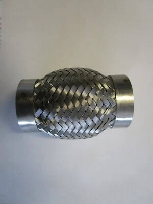 HJS Universal Flexrohrverbinder 45x100 Edelstahl 3-Lagig - Bild 1 von 3