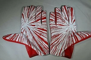 Adidas BIANCO ROSSO NFL ADZ 7.0 Ricevitore Guanti da calcio Tacky Grip 2X 3X 4X n - Foto 1 di 9