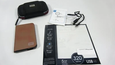 Western Digital My Passport Elite 320 GB With Travel Case - Cable - Instructions - Image 1 of 4