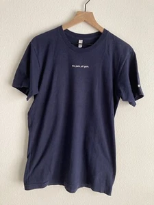 Apple 2006-2010 Employee T-Shirt Adult Sz Med Navy Blue American Apparel - Picture 1 of 10