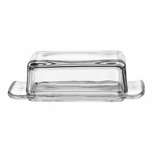 montana: :brunch Butterdose Butterglocke Butterschale Glas 18.5 cm x 10.5 cm. - Bild 1 von 5
