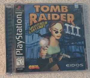 PS1 Playstation 1 TOMB RAIDER III 3 New Sealed Unopened Black Label - Picture 1 of 10