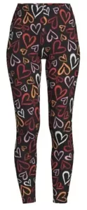 No Boundaries Juniors Knit Ankle Leggings Hearts Print NWT M (7-9) - Picture 1 of 4