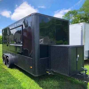 Food Trailer Festival Mobile Kitchen Food Truck Halal All Food Quick Sales Food - Picture 1 of 8