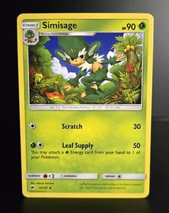 Pokémon TCG - SIMISAGE - 13/147 - BURNING SHADOWS (2017) - NM/MINT - Picture 1 of 1
