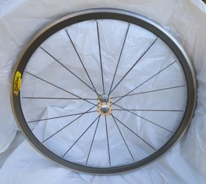 RARE Nuke Proof titanium hub front wheel vintage road bike 700c Velocity rim 18H - Picture 1 of 11