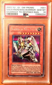 PSA 10 Valkyrion the Magna Warrior Secret Rare Stairway to Destined Duel Yugioh - Bild 1 von 1