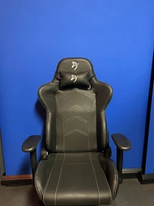 Gamingstuhl / Schreibtischstuhl (schwarz, Arozzi, wie neu) - Bild 1 von 6