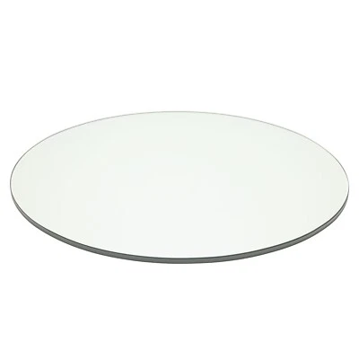 Pro Safe Glass 15" Round Tempered Glass Table Top 1/2" Thick Flat Edge - Image 1 of 4
