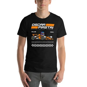 Oscar Piastri 8-bit Team T-shirt - Picture 1 of 10