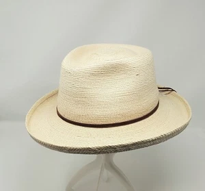 SOMBRERO SUNBODY OUTLAW PALMA FINA WESTERN FEDORA - Imagen 1 de 4