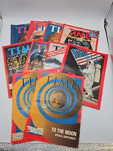 Vintage Time Magazines 1969 to 1980 lot of 10 - Picture 1 of 12